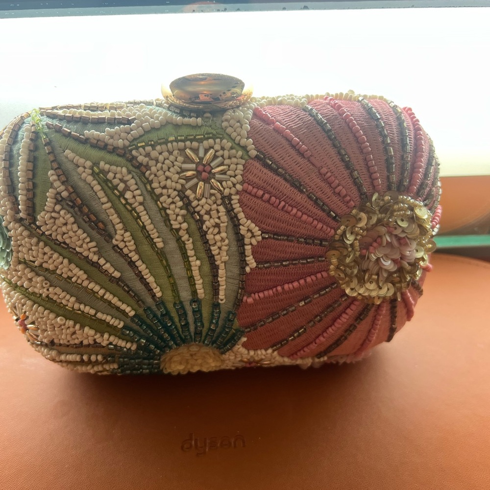 Embellished Multicolor Clutch
